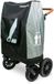 WonderFold W4 Housse de voyage pour chariot de plage - Housse de protection pour poussette - Avec poche de rangement - Noir/Gris