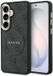 Guess 4G Embossed Ring Samsung Galaxy S26 Plus Hoesje MagSafe Zwart