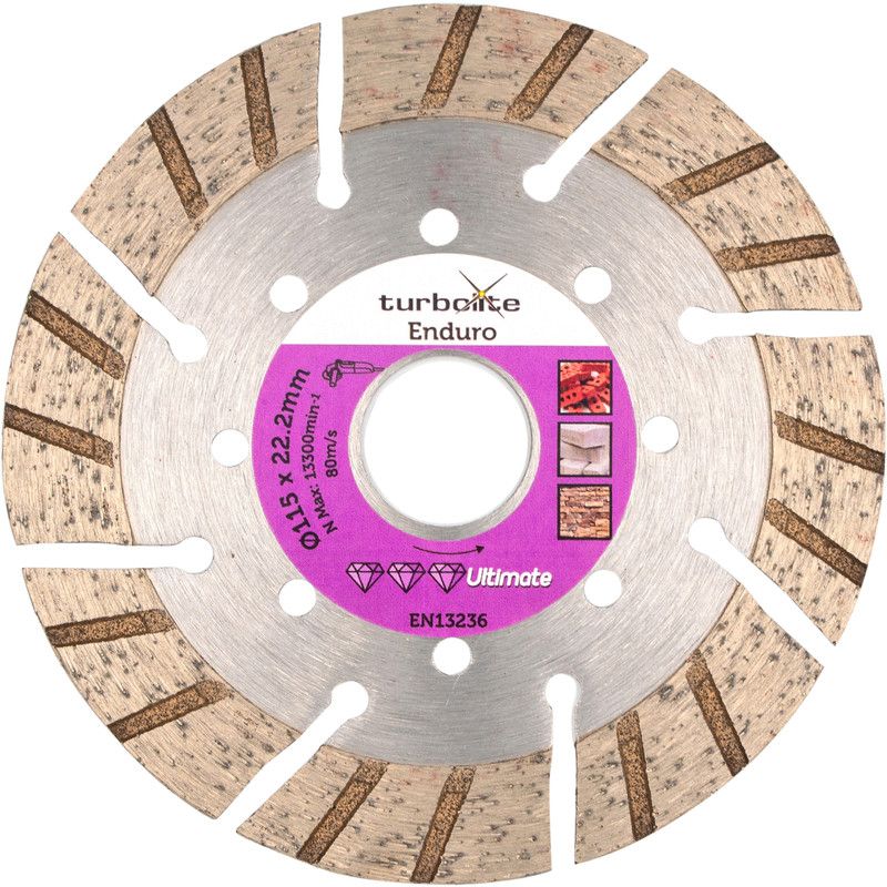 Turbolite Ultimate Enduro diamond disc universal 115x22.2mm
