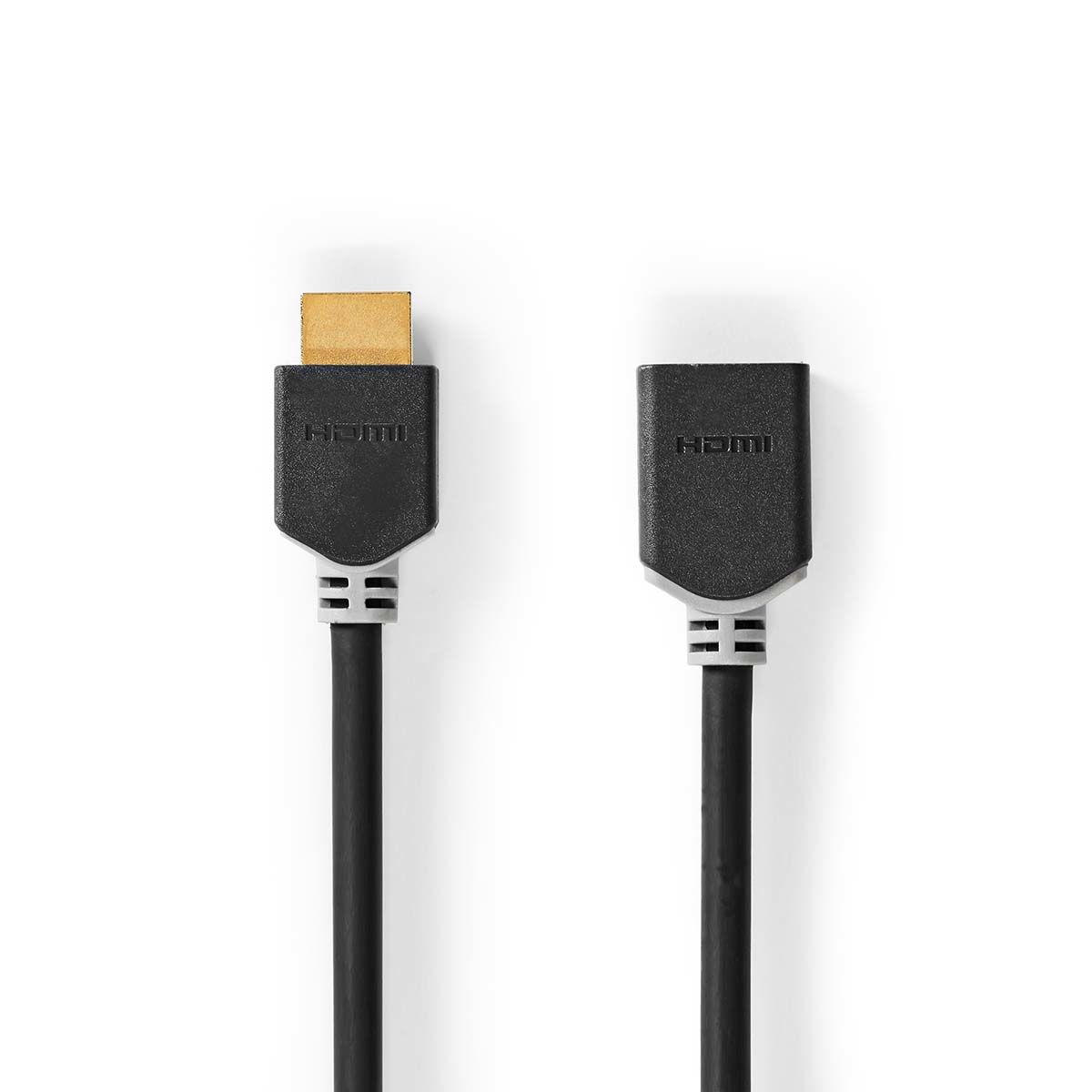 Nedis HDMI Cable - 1m - HDMI Type A - Male to Male - 4K - Anthracite