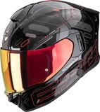 Scorpion EXO-530 Fond Metal Black Red - Integraalhelm - Maat L - Motorhelm - ECE 22-06 gekeurd