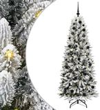 vidaXL - Kunstkerstboom - Wit - 180 cm