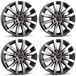 Borbet CW6 7.5x18 pouce ET45 6x114.3 Jantes en aluminium