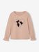 VERTBAUDET Romantisch meisjesshirt met decoratief motief roze (poederkleur)