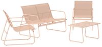 Hioshop Scopello bankstel beige 4-zits