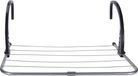 Merkloos Zilver Metaal Ophangbaar Deur/Balkon Wasrek/Droogrek 3 Meter
