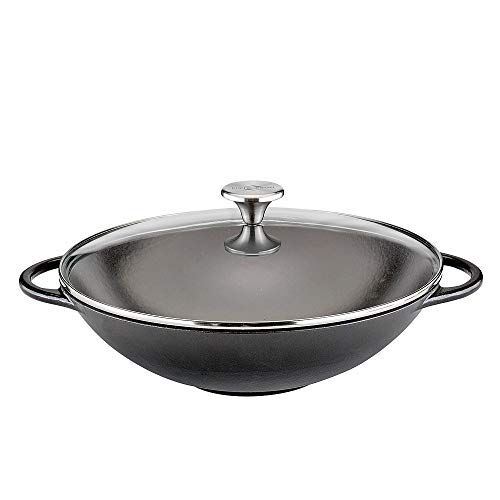 Küchenprofi Wok Glazen Deksel - 30 cm - Zwart