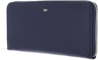 Golden Head Leren portemonnee Madrid RFID Protect RV-Damenbörse 2822 Blau donkerblauw