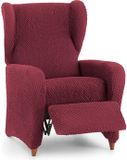 ECOMMERC3 1-zits fauteuilhoes, universeel en veelzijdig, bordeaux, stof