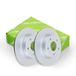 Valeo 2x Gecoate Remschijven 672727, Achteras