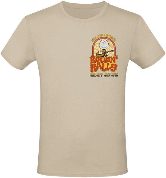 Peanuts Charlie Brown Heren T-shirt - meerkleurig - XXL
