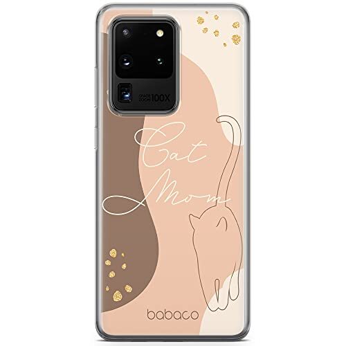 Babaco ERT GROUP mobiel telefoonhoesje voor Samsung S20 ULTRA / S11 PLUS origineel en officieel erkend Babaco patroon Cats 006 aangepast aan de vorm van de mobiele telefoon, hoesje is gemaakt van TPU