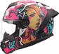 LS2 FF820 Rapid III Cyberg Helm - Integraalhelm - Maat XS - Polycarbonaat - ECE 22.06 - Helder vizier - Microlock sluiting - Volwassenen - Sport - Happy Dreams