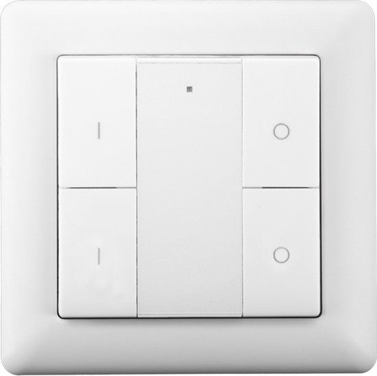 RexTech Draadloze Zigbee Schakelaar - 2 Groepen - Wit