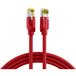 Draka Patchkabel RJ45 Patchkabel Cat.6A S/FTP LSZH, UC900 TM31 rot 1,5m - 1 VPE = 5 Stück