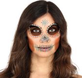 Fiestas Guirca Plakdiamantjes Green Skull