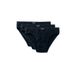 Ceceba +size sportslip (set van 3) zwart katoen