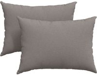 vidaXL - Zitkussens - 2 stuks - Stof - Taupe - 70 x 50 cm