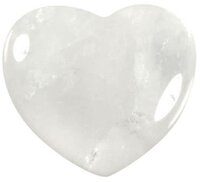 Hart knuffelsteen bergkristal 3x3 cm