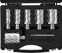 VEVOR Kroonborenset Metaal 6-Delig 1, 1-1/8, 1-1/4, 1-1/2, 1-3/4, 2 Inch Kernborenset 50,8 MM Boordiepte Ringfreesset, Gemaakt van M2AL - Accessoires voor Snelstaal voor Magneetboormachines