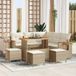 vidaXL Tuinbank Beige en Crèmewit