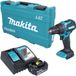 Makita DHP 490 RM1K perceuse-visseuse à percussion sans fil 18 V 65 Nm sans balai + 1x batterie 4,0 Ah + chargeur + mallette