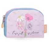 Enso Full of Flowers portemonnee, roze, 12 x 8 x 2 cm, polyester