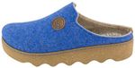 Rohde Dames clogs Foggia-D blauw Wol Maat 37