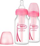 Dr. Brown's Options Standaardfles - 120 ml - Roze - Duopack