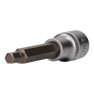 Brilliant Tools 1/2" Hex Bit Socket, 100mm Long, 7mm - 1 Piece