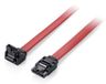 Equip SATA III Cable, Angled, 0.5m - Red