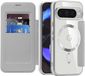 Techsuit Hoesje geschikt voor Google Pixel 10 / 10 Pro - SmartMag Book Wallet Case - Geschikt voor MagSafe - Grijs