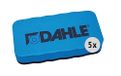 Dahle Whiteboardspons (magnetische wisser voor droge reiniging op vele oppervlakken) 5 stuks, blauw