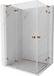 Mexen Lunar L Duo porte battante cabine de douche gauche 75 x 70 cm, transparent, or rose