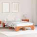 Maison Exclusive - Cadre de lit en marron délavé, 135 x 190 cm, en pin massif