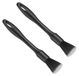Pinceau de détail voiture - Brosse de nettoyage à poils souples - 2 pièces - 22,5 cm - Noir