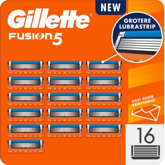 Gillette Fusion5 - Navulmesjes - Voor Mannen - 16 Navulmesjes