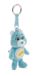 NICI 61377 Geluksbeertjes Wensbeertje Sleutelhanger Blauw, Wit 10cm