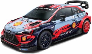 Ninco Hyundai i20 WRC 1:16 auto afstandsbediening mando, Li-Ion-accu en oplader meegeleverd.