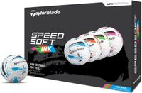 TaylorMade SpeedSoft Ink Multi Golfballen 2025 - Wit - 12 Stuks