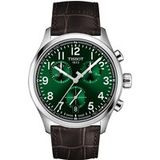 Tissot T1164171609200 Herren-Chronograph L 42 mm Leder Braun/Grün