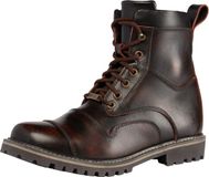 Kochmann Palermo Bruine Motorlaarzen - Mannen - Leer - Whisky bruin - Maat 47 - Zomer - Rits & Veters - Waterdicht - Retro & Vintage