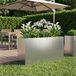VidaXL Plantenbak zilver 120 x 40 x 60 cm gegalvaniseerd staal