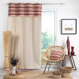 HomeMaison Decoratief tapijt, rond, 90 cm, jute, bedrukt, Silha, zwart