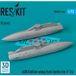 F-16 & JASDF F2 600 Gallon Wing Fuel Tanks (2 pcs) (3D Printed)