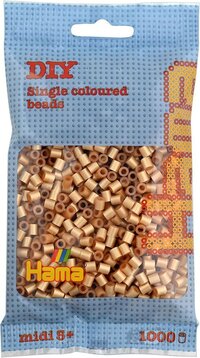 Hama Strijkkralen - 1000 stuks - Goudkleurig