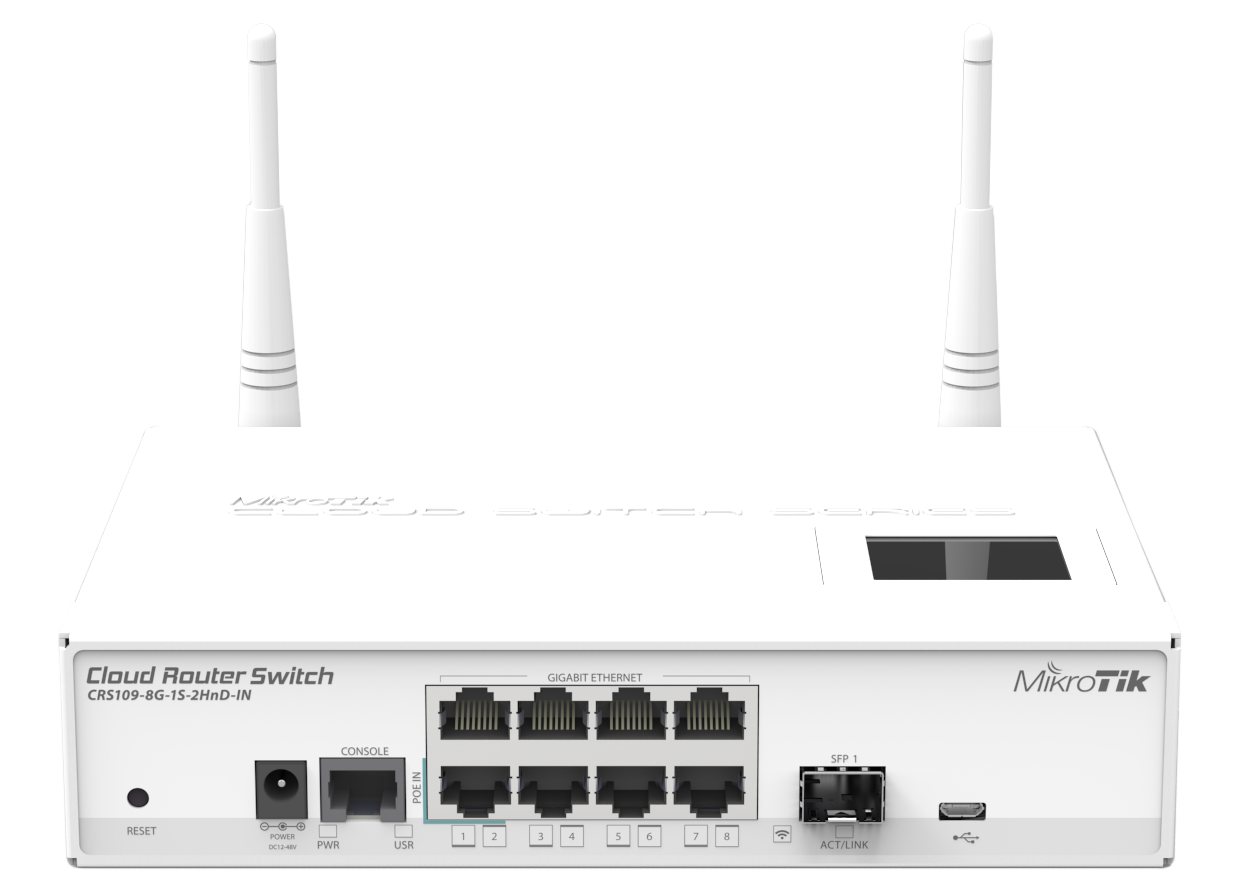 MikroTik CRS109-8G-1S-2HnD-IN