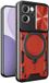 Techsuit Hoesje geschikt voor Oppo Reno14 F/FS - CamGuard Pro Back Cover - Rood