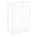 SemyTop ST-88450 Afvalmand opvouwbaar, wit, metaal gecoat