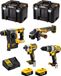 DeWALT set DWK401 (DCD996 + DCH273 + DCG405 + DCF887 + 2 x 5,0 Ah accu's + DCB115 lader + 2 x TSTAK VI opbergkoffers)